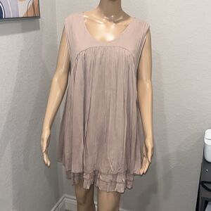 Paisley Vine  nude, fully lined designer dress